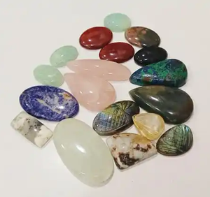H.A. Piedras Preciosas Sueltas de Corte Rosa, Rubí y Ámbar, Formas Mixtas, Tamaño Libre, para Joyería, Multicolor, Regalo de Año Nuevo - Product Image 1