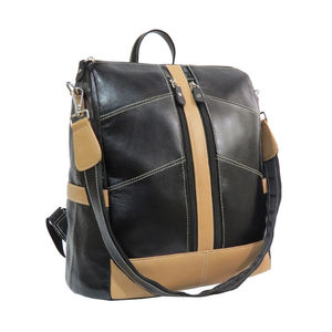 Sac à dos pour homme en cuir véritable de haute qualité, écologique, avec poignée souple, fermeture éclair, style tendance, fabricant direct en Inde - Product Image 1