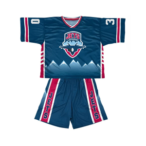<b>Elite</b> Lacrosse Sports Uniform Personalized Team Jersey Shorts Set Breathable Athletic Apparel for Men Women and Youth - Product Image 6