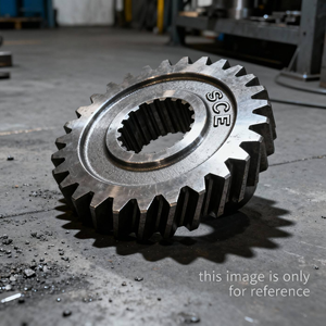 Composant de transmission à engrenage droit cannelé en acier inoxydable moulé sous pression robuste pour équipement industriel - Product Image 1