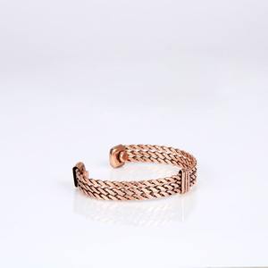Handcrafted solid copper <b>bracelet</b> for <b>arthritis</b> joint pain relief with magnetic therapy elegant indian design for men women - Product Image 5