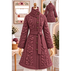 Pulls 100% acrylique ou coton, calibre 12, pour femmes, très tendance, style décontracté, pour la saison hivernale, fournisseur du Bangladesh. - Product Image 6