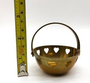 Best Designer Brass Fruits Bowl Heart Cutout <b>Decorative</b> Fruit Bowl Gold Finish Candy Bowl With <b>Lid</b> Living Room Brass Bowl - Product Image 6