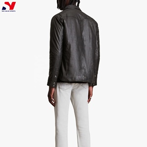 Camisas de Cuero para Hombre de Diseño Fabricado en Fábrica, Ropa Casual, Camisas de Cuero para Hombre a Precio Económico - Product Image 3