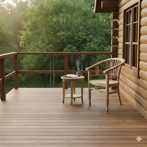 Chaise de salle à manger extérieure Solobeat en bois massif naturel, dossier bas, artisanale, écologique, pour restaurant commercial - Product Image 6