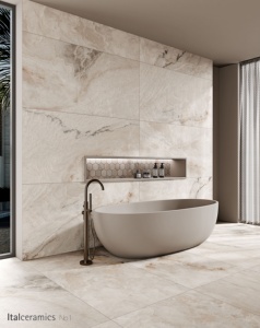 Carreaux de sol et de mur en porcelaine polie imitation pierre Taj Imperia, design moderne, 600x600mm, luxe haut de gamme pour la maison et l'hôtellerie - Product Image 2