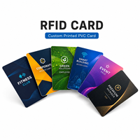 Carte RFID en plastique PVC intelligente, personnalisée, professionnelle, ISO14443A, blanche, 13,56 MHz, puce 213 215 216, contrôle d'accès