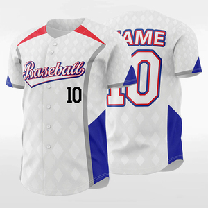 Sportswear Unisex Baseball Jersey <b>High</b> Quality Digital Print Short Sleeve Breathable Moisture-Wicking Plus Size Summer OEM - Product Image 1