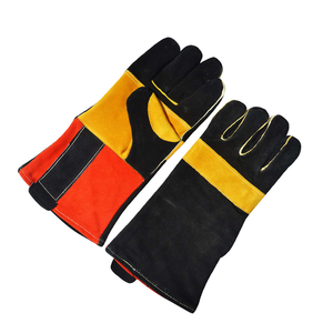 Guantes de Trabajo Resistentes de Cuero Vacuno para Bomberos, Soldadura y Seguridad Industrial, Talla XL, Pantalla Táctil, Anti-Impacto - Product Image 5