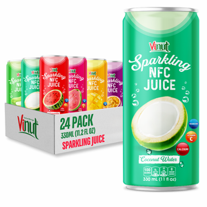 Jugo de Granada VINUT Sparkling 17, 330 ml, Paquete de 24 Latas, Botella de Plástico - Product Image 1