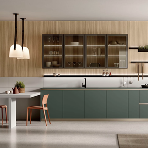 Gabinetes de Cocina MDF Personalizados de Fábrica en Vietnam, Diseño Europeo Moderno, Modular, con Fregadero, Ecológico, Fácil Instalación, Proyecto JY - Product Image 3