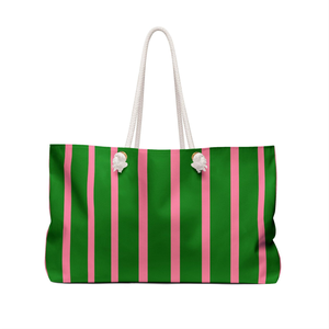 Fa La La Striped Weekender <b>Bag</b> Christmas Travel Carryall <b>Large</b> Capacity Holiday Tote Overnight Travel <b>Bag</b> Womens <b>Gift</b> <b>Bag</b> - Product Image 2