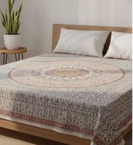 <b>Top</b> Quality Lightweight Cotton Flat <b>Bed</b> Sheet Daily Use For Modern Bedroom Decor At Best Price By Supplier Bedsheet - Product Image 1