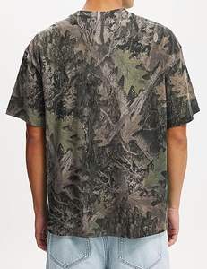 Camisetas de Camuflaje para Hombre, Camisetas con Estampado Gráfico, Camisetas Casuales de Manga Corta con Cuello Redondo, Camiseta Holgada para Caza, Camiseta Deportiva para Hombre - Product Image 6