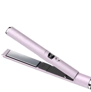 New Technology Double PTC Fast Heat Up Titanium Curling hair iron Tong Hair Curler With Clip Salon hair styler