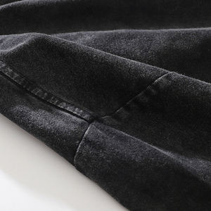 เสื้อยืดผ้าฝ้ายออร์แกนิคคุณภาพสูงสำหรับผู้ชาย แบบเรียบ สามารถปรับแต่งได้ - Product Image 4