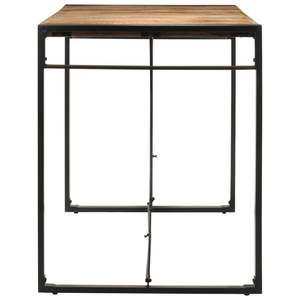 Table de bar en bois de manguier brut massif 68,9"x35,4"x43,3" pour restaurants - Product Image 4