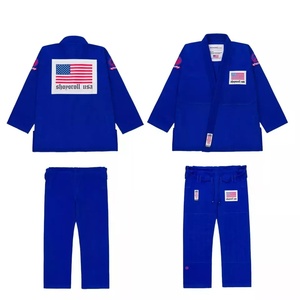 Kimono de Jiu Jitsu Americana BJJ Gi Azul, Lote 151, 450 GSM, Tejido de Algodón Perla, Transpirable y Duradero, con Bolsa - Product Image 1