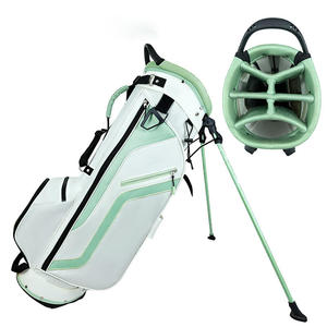 Sac de golf de luxe en cuir PU imperméable, léger, pliable, grande capacité pour hommes et femmes, design élégant - Product Image 1