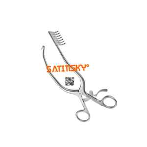 Retractores WALTON, Cuchillas, Pinzas Derechas de 18 cm, Microcirugía, Acero Inoxidable, Manual, Certificado CE Clase III, Garantía de 3 Años, Alta Calidad - Product Image 1