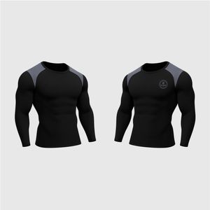 Professional Men's Breathable Anti-UV Heavyweight <b>Mock</b> <b>Neck</b> Full Compression Rash Guard - Product Image 4