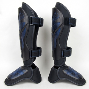 Protège-tibias réglables en néoprène avec fermeture auto-agrippante pour la boxe, équipement de protection, protège-tibias standard unisexe pour adultes - Product Image 5