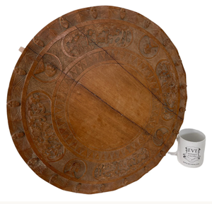 Hot Sale <b>Round</b> <b>Side</b> Wooden Hand Carved <b>Round</b> <b>Side</b> <b>Table</b> <b>Round</b> End Altar <b>Side</b> End <b>Table</b> Small Night Stand Bedside Living Room - Product Image 5