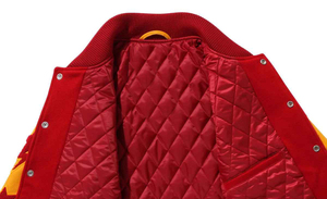 Nouvelle arrivée, veste varsity en cuir, toute nouvelle, de haute qualité, sur mesure, veste de baseball décontractée 2025, veste bomber patchwork - Product Image 5