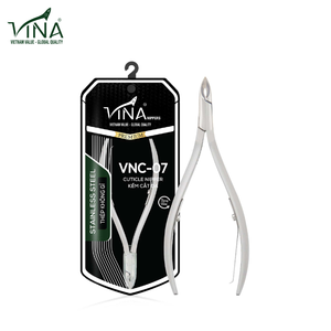 Alicate para Cutículas Profesional Vietnam Nipper VNC-07, Acero Inoxidable, Acabado Gris Mate, con Filo de Corte Afilado - Product Image 1