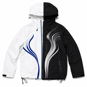 Trendy Custom OEM <b>Waterproof</b> Hooded Windbreaker <b>Jacket</b> for Men Lightweight Polyester Outdoor Shell Sublimation Windbreaker USA - Product Image 3