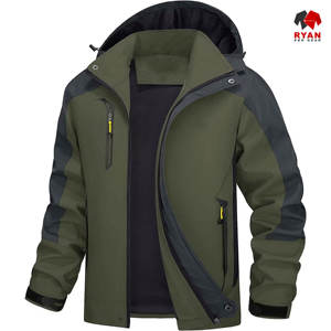 Veste softshell personnalisée Ryan Pro Gear pour homme, fermeture éclair, logo personnalisé, col à capuche - Product Image 4