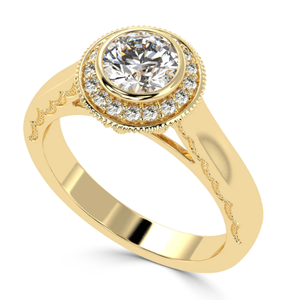 AJRETAIL แหวนทองคำ 14KT สีเหลืองทอง งานแฮนด์เมดสไตล์วินเทจสำหรับผู้หญิง น้ำหนัก 1.43 กรัม ไซส์ 5 - Product Image 5