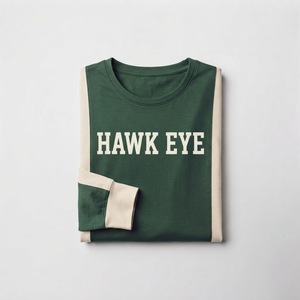 Camisetas de Hombre de Alta Calidad, Personalizadas, de Poliéster Tejido, Corte Regular, Manga Corta, Cuello Redondo, Anti-Pilling, Transpirables, HAWK - Product Image 3