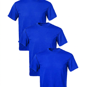Men's <b>Olive</b> <b>Green</b> Cotton <b>T</b>-<b>Shirt</b> Short Sleeve Regular Fit Solid Color Casual O-Neck Jersey Knitted Top - Product Image 4