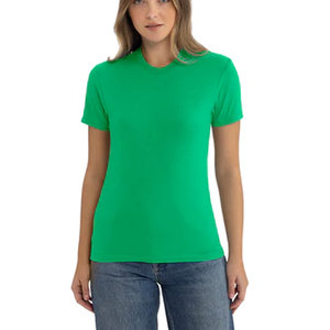 Camisetas al por mayor de cuello redondo unisex, personalizables, tallas grandes, lisas, con logo impreso, para hombre y mujer, proveedor de ropa, bajo pedido mínimo - Product Image 1