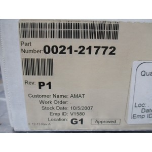2 AMAT 0021-21772 GASKET RING <b>SPACER</b>, 113564 - Trusted Global Legacy Semiconductor Equipment and Parts at - Product Image 4
