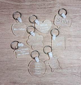 Porte-clés acrylique personnalisable 2025: un accessoire personnalisé pour un usage quotidien et des idées cadeaux uniques - Product Image 2