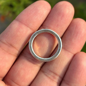 Rainbow Moonstone Eternity Band Sterling Silver Princess Cut Stackable <b>Ring</b> Minimalist Wedding Jewelry - Product Image 6