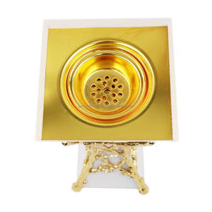 Juego de Quemadores de Incienso de Latón Dorado, Diseño Árabe, Hecho a Mano, Quemador de Bakhoor, Decoración del Hogar, Hecho en India - Product Image 3