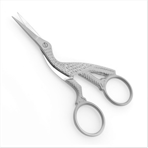 Haute qualité personnalisé couleur cigogne oiseau conception ciseaux à ongles meilleure qualité manucure ciseaux pour soin des mains enlèvement des cuticules pointu pour - Product Image 5