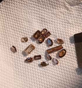 Diamant de laboratoire véritable, brun rose, taille poire ovale, taille émeraude octogonale, en vrac, prix de gros - Product Image 5