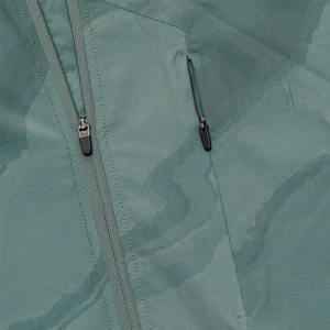 เสื้อกันฝนแบบมีฮู้ดสำหรับผู้ชาย ดีไซน์ OEM กันน้ำ พร้อมเชือกปรับขนาดได้ที่ชายเสื้อ - เหมาะสำหรับการเดินป่าและการเดินทาง ขายส่ง - Product Image 5