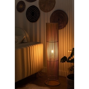Lámpara de Pie de Ratán Hecha a Mano al por Mayor, Luz de Pie Tejida Natural, Iluminación de Estilo Boho para Sala de Estar, Dormitorio, Hotel, Villa - Product Image 6