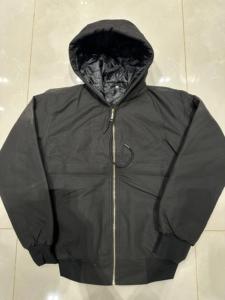 Sudadera con Capucha Oversize para Hombre, de Algodón Afelpado Grueso con Lavado Vintage, Estilo Casual Urbano para Invierno, Teñido Liso - Product Image 2