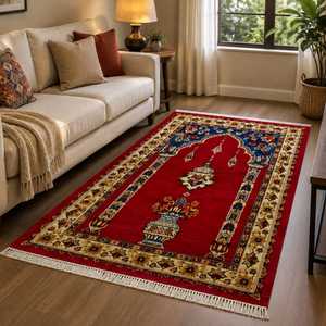 พรมละหมาดขนแกะนิวซีแลนด์ถักมือ - Product Image 1