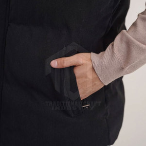Low Price High Quality Winter <b>Men</b> Sleeveless <b>Jacket</b> Customized Front Logo Breathable <b>Nylon</b>/Polyester Street Wear Made Pakistan - Product Image 4