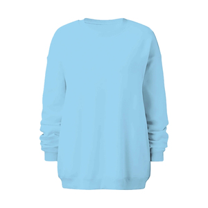 Sudadera Oversize para Mujer, de Algodón Grueso y Felpa, Corte Holgado, Cuello Redondo, Manga Larga, Estilo Urbano Informal y Cómodo - Product Image 5