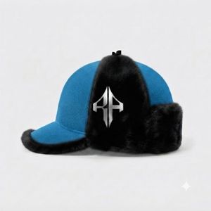 Chapeau Ushanka unisexe respirant, broderie machine, haute qualité, 100% coton, style décontracté par RIVIAN ATLANTIC - Product Image 4
