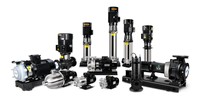 Pompa Air sentrifugal RO multitahap, pompa air industri baja tahan karat 380v 60HZ CNP vertikal CDM/CDMF