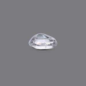Loose 3.3 Carat Natural White Zircon Gemstone Brilliant Cut Certified Wholesale 4mm - Product Image 3